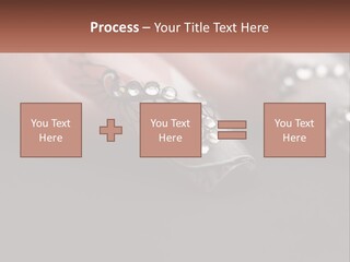 A Woman's Nails With A Design On It PowerPoint Template