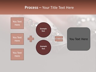 A Woman's Nails With A Design On It PowerPoint Template