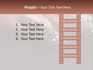 A Woman's Nails With A Design On It PowerPoint Template