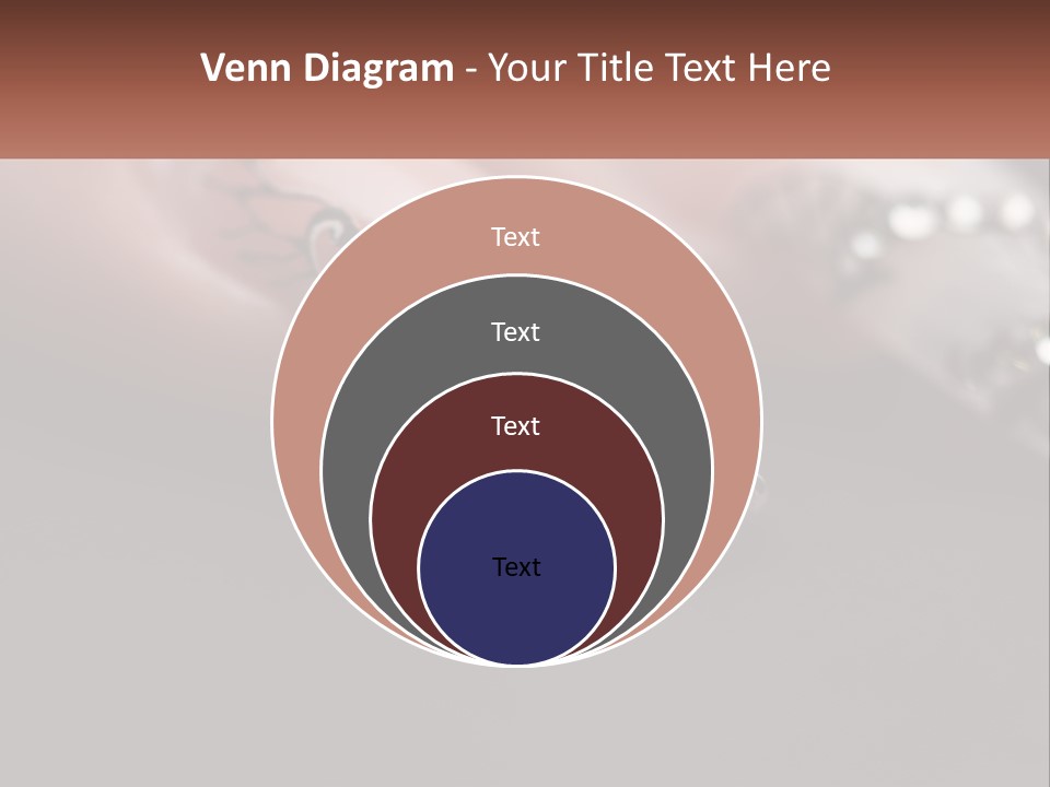 A Woman's Nails With A Design On It PowerPoint Template