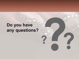 A Woman's Nails With A Design On It PowerPoint Template