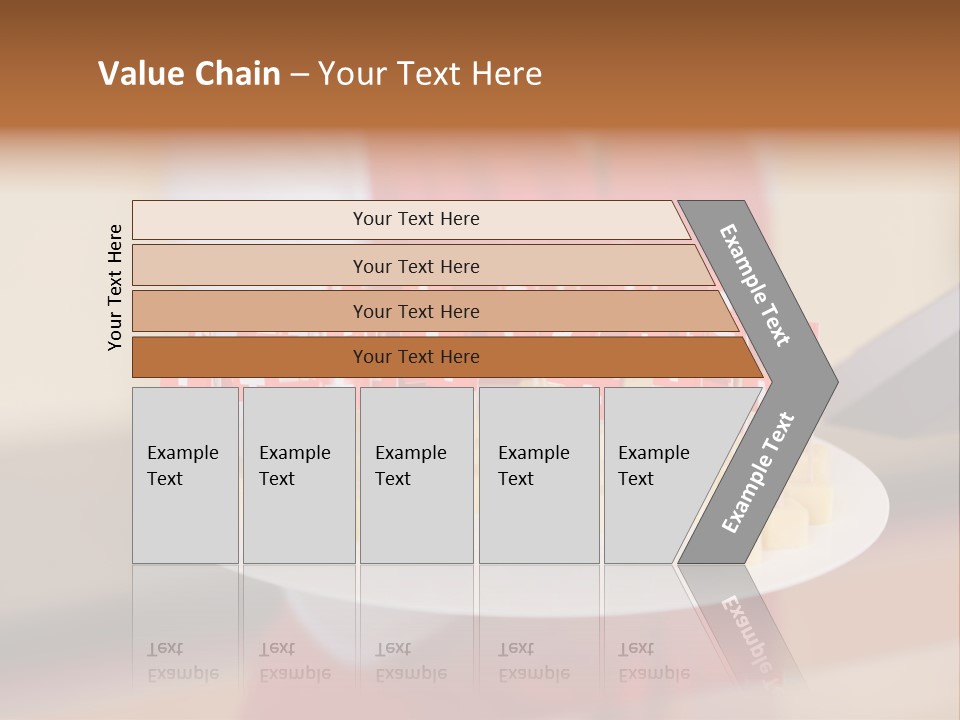 A Woman Holding A Tray Of Cheese With Swiss Flags On It PowerPoint Template