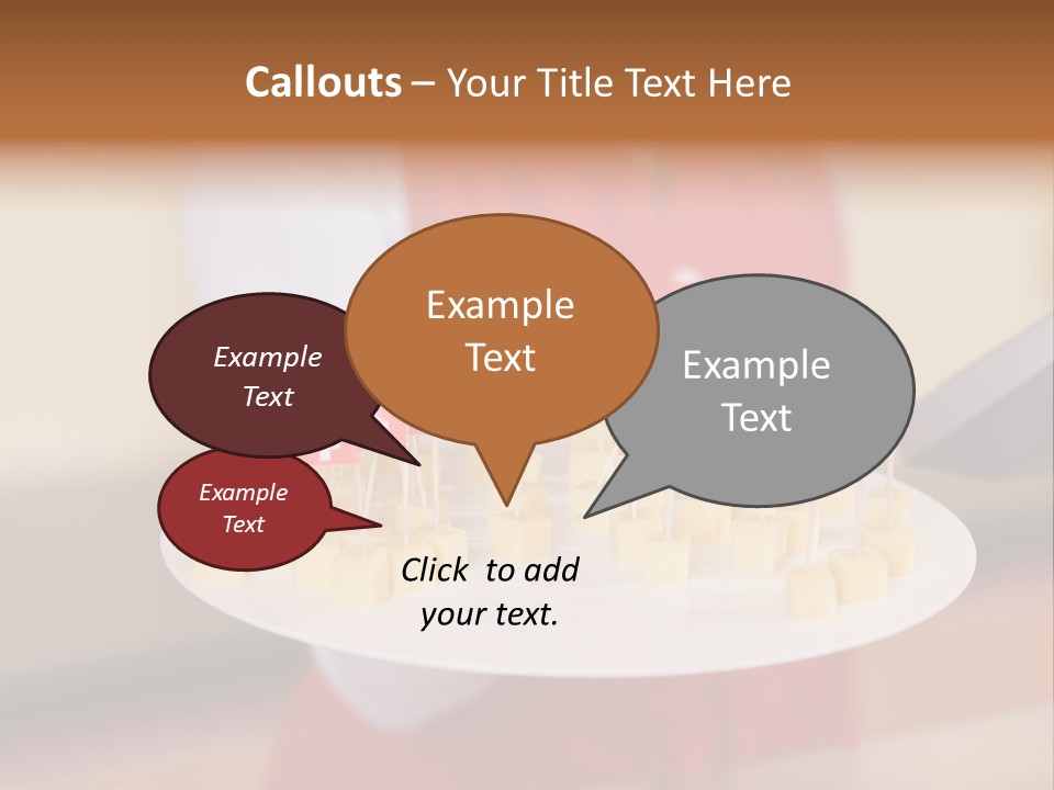 A Woman Holding A Tray Of Cheese With Swiss Flags On It PowerPoint Template