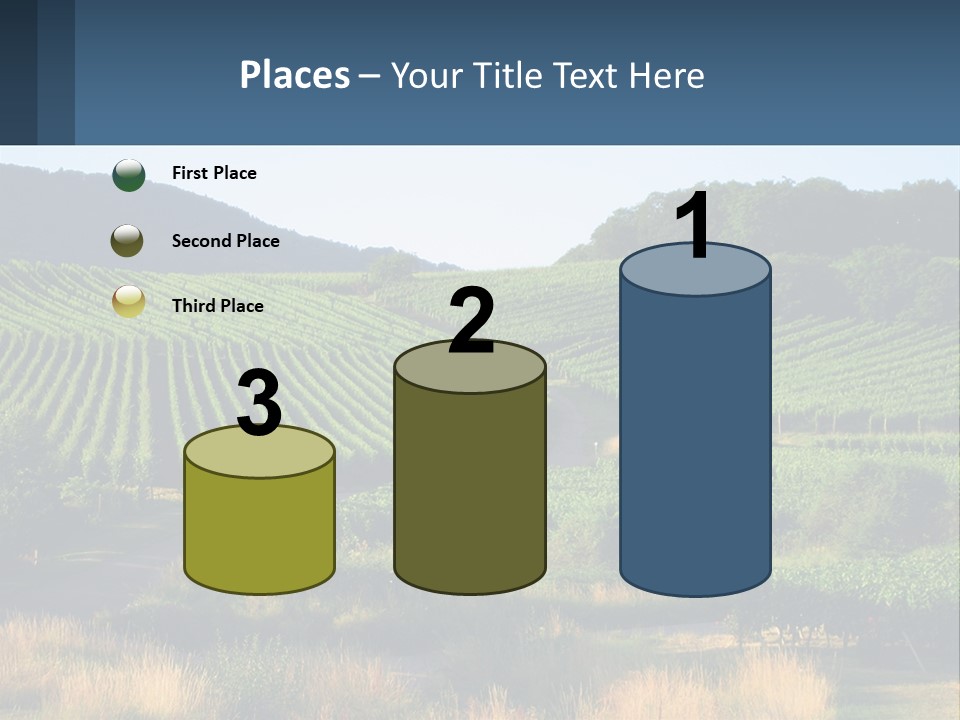 A Farm Field With A House In The Middle Of It PowerPoint Template