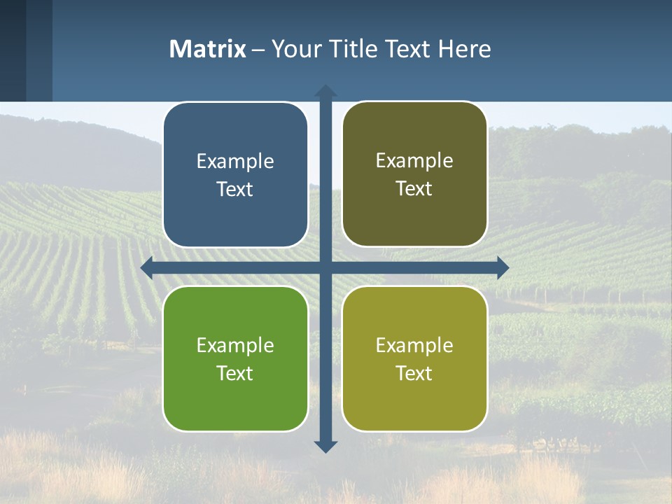 A Farm Field With A House In The Middle Of It PowerPoint Template