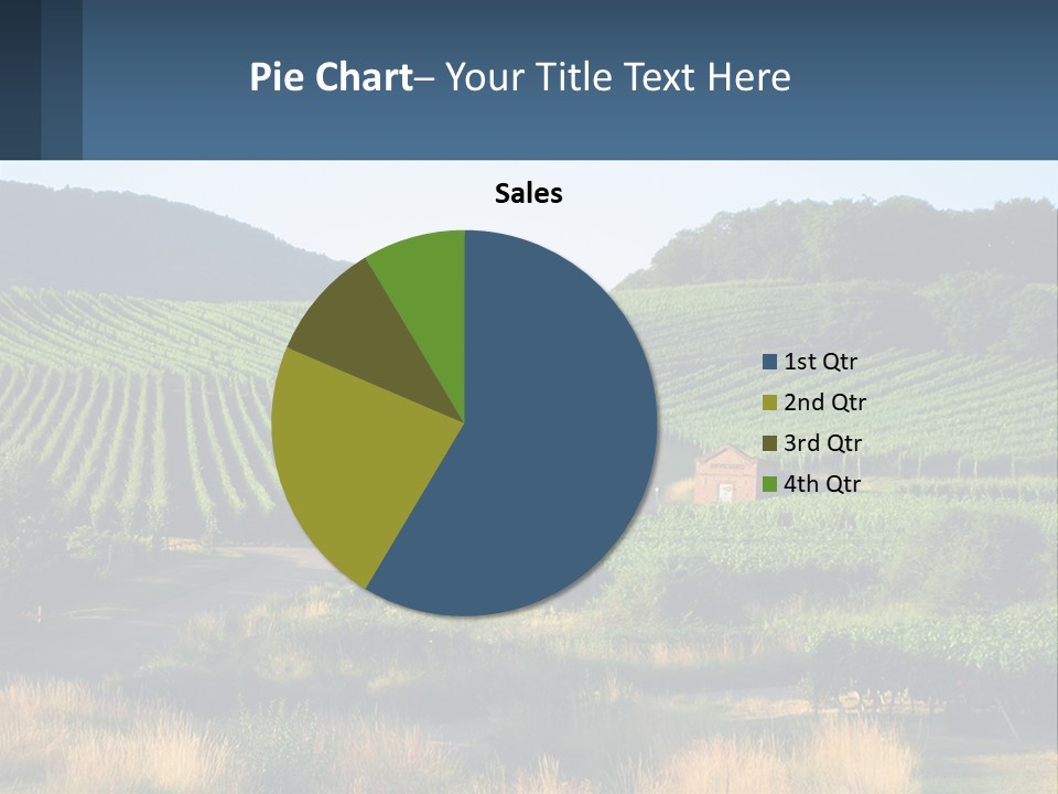 A Farm Field With A House In The Middle Of It PowerPoint Template