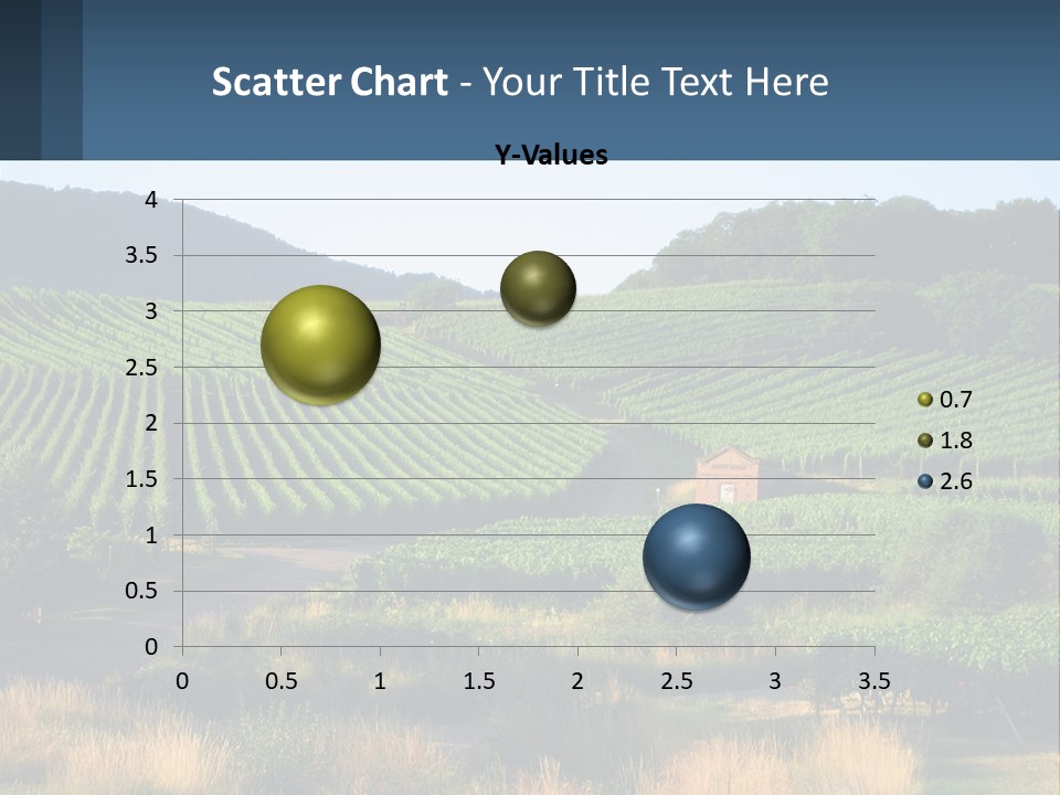 A Farm Field With A House In The Middle Of It PowerPoint Template