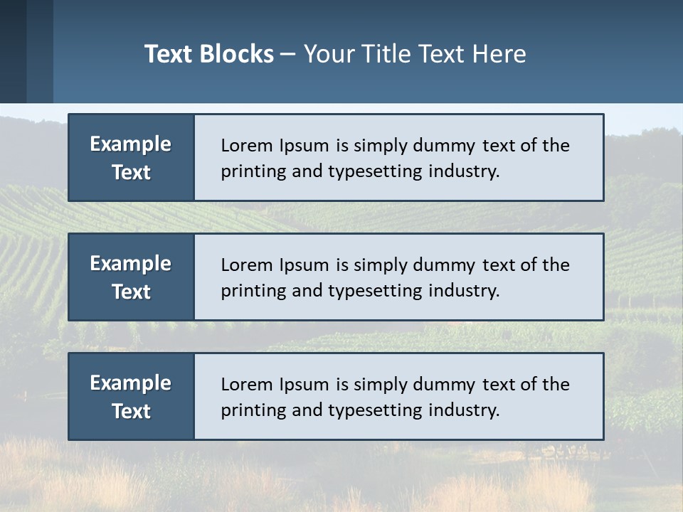 A Farm Field With A House In The Middle Of It PowerPoint Template