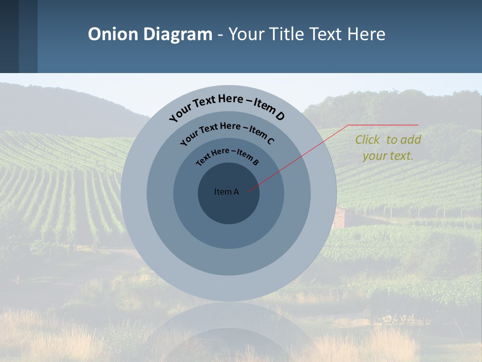 A Farm Field With A House In The Middle Of It PowerPoint Template