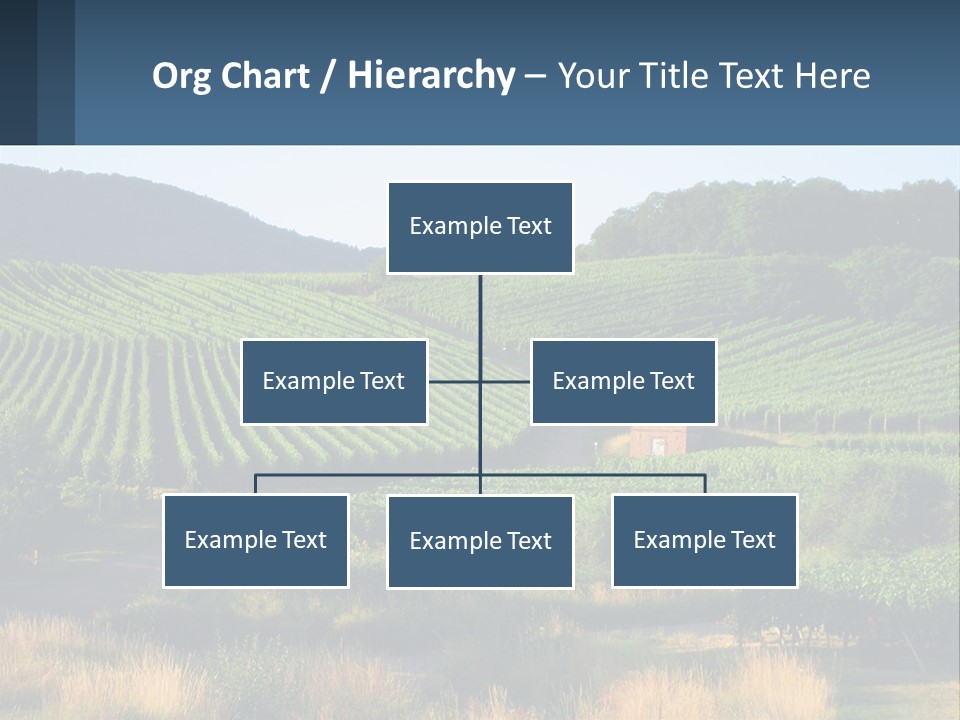 A Farm Field With A House In The Middle Of It PowerPoint Template
