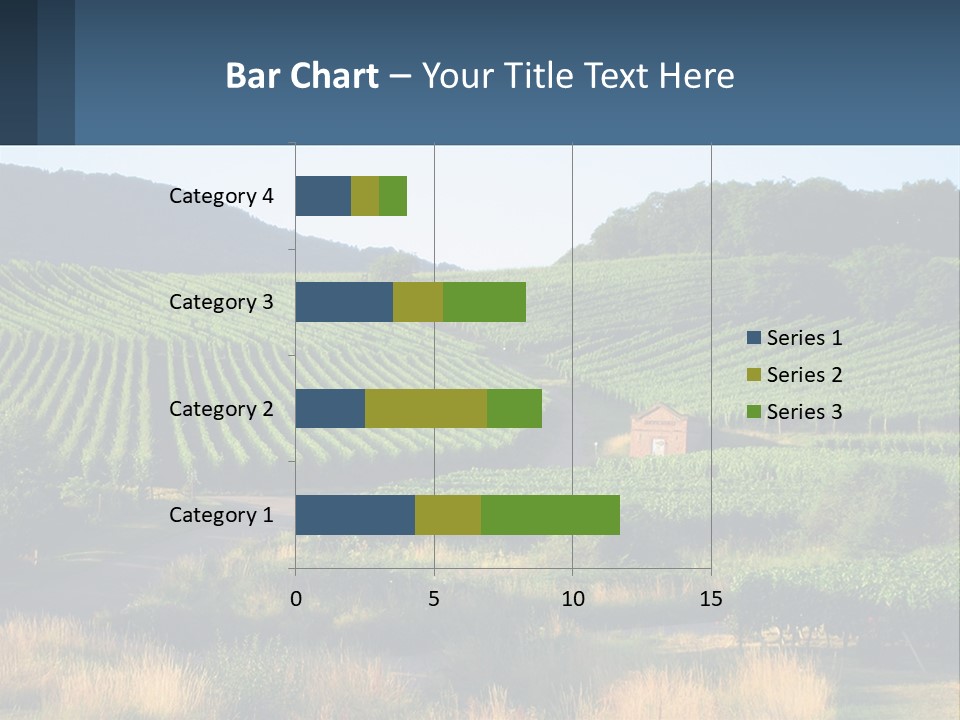 A Farm Field With A House In The Middle Of It PowerPoint Template