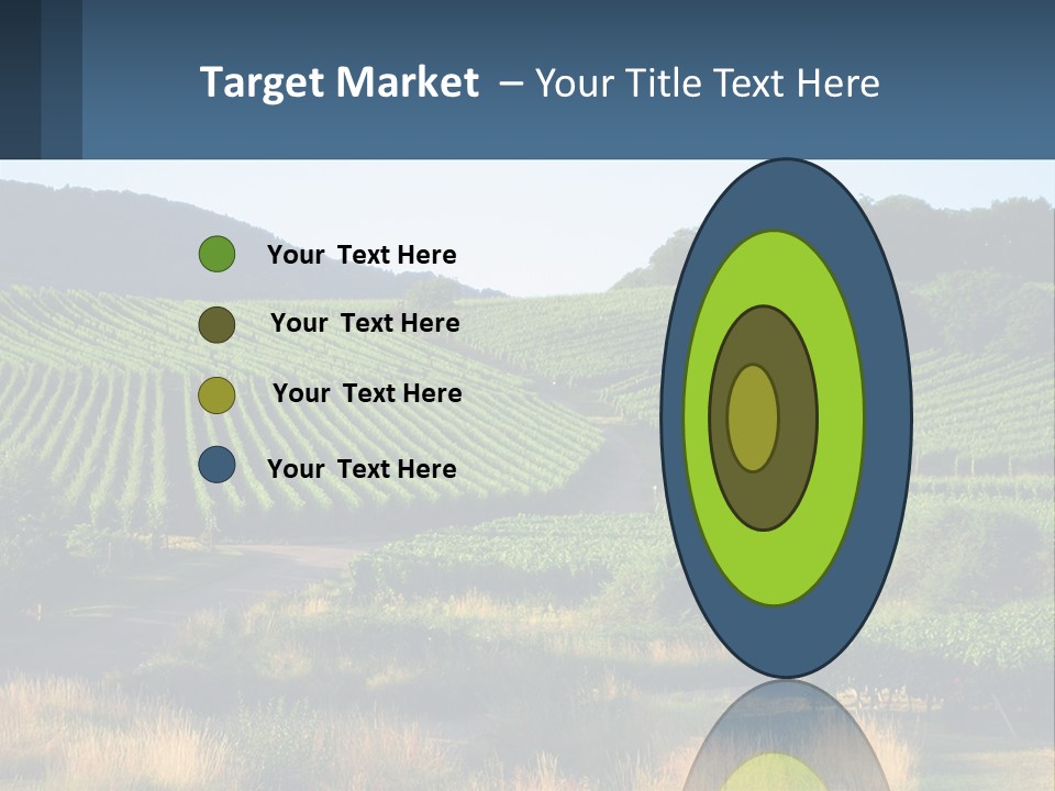 A Farm Field With A House In The Middle Of It PowerPoint Template