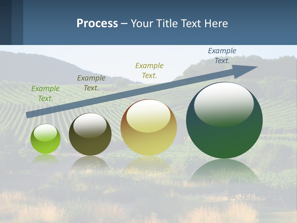 A Farm Field With A House In The Middle Of It PowerPoint Template