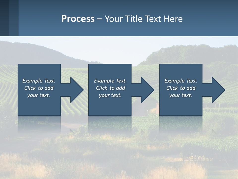 A Farm Field With A House In The Middle Of It PowerPoint Template