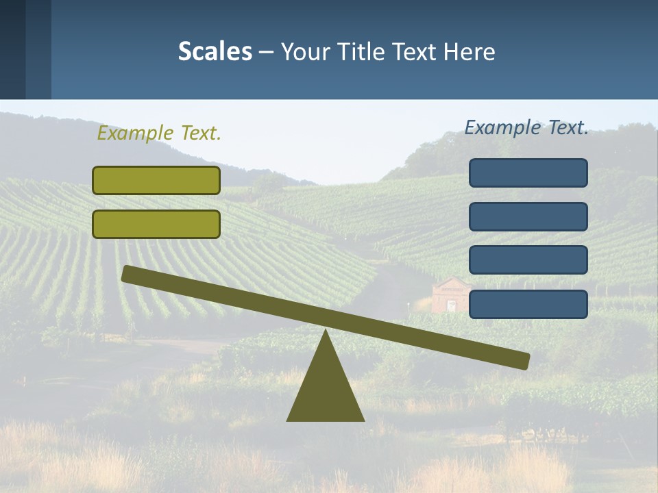 A Farm Field With A House In The Middle Of It PowerPoint Template