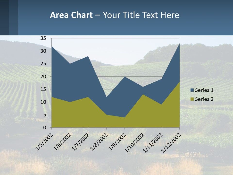 A Farm Field With A House In The Middle Of It PowerPoint Template