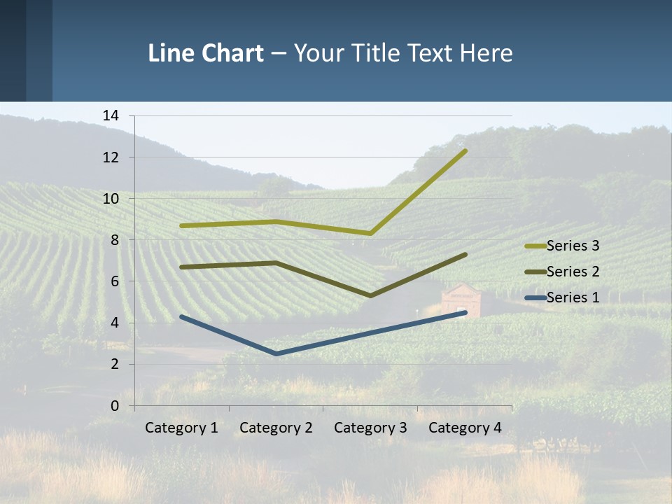 A Farm Field With A House In The Middle Of It PowerPoint Template