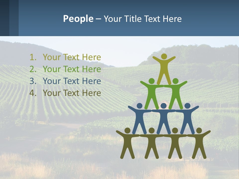 A Farm Field With A House In The Middle Of It PowerPoint Template