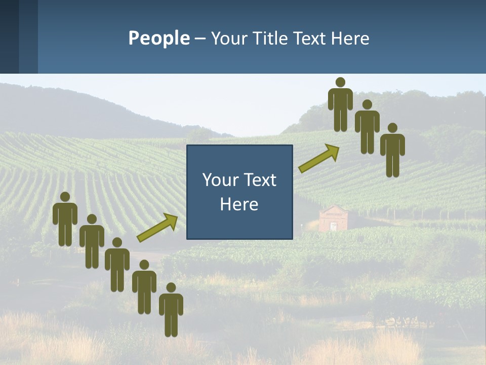 A Farm Field With A House In The Middle Of It PowerPoint Template