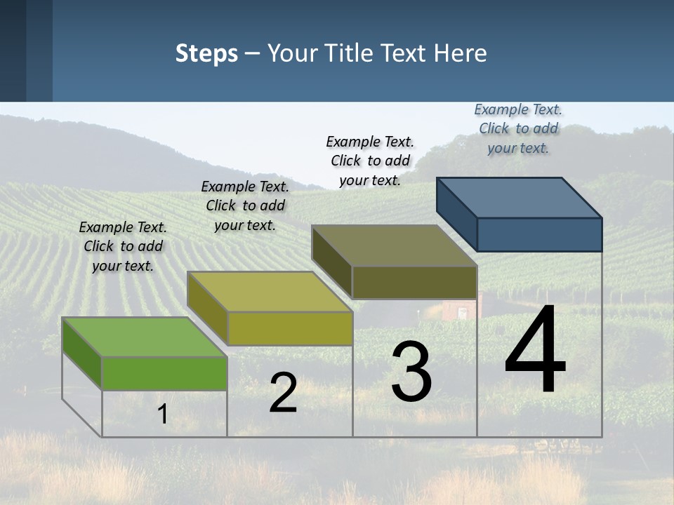 A Farm Field With A House In The Middle Of It PowerPoint Template