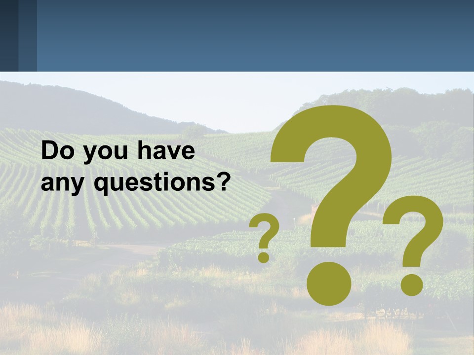 A Farm Field With A House In The Middle Of It PowerPoint Template