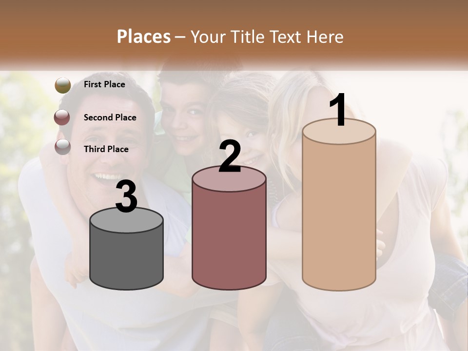 A Group Of People That Are Hugging Each Other PowerPoint Template