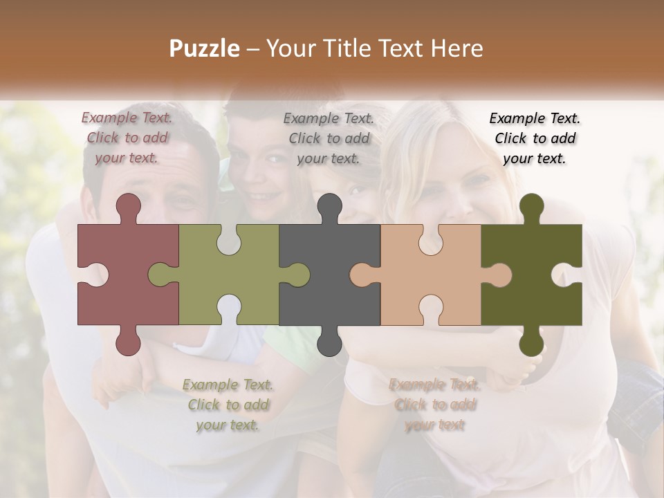 A Group Of People That Are Hugging Each Other PowerPoint Template