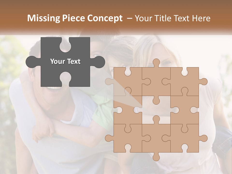 A Group Of People That Are Hugging Each Other PowerPoint Template