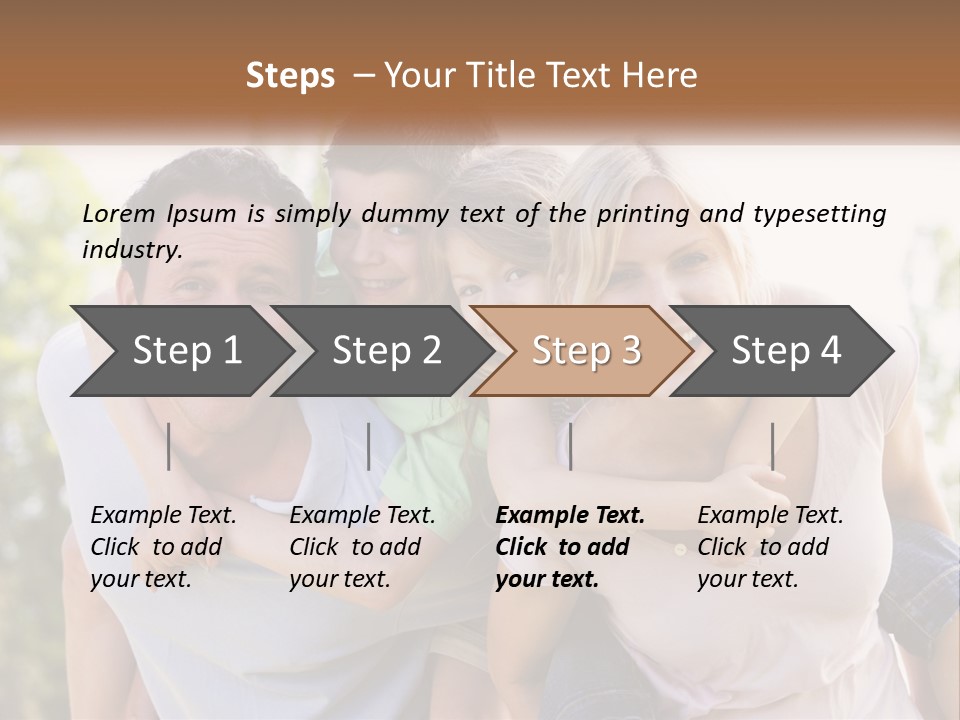 A Group Of People That Are Hugging Each Other PowerPoint Template