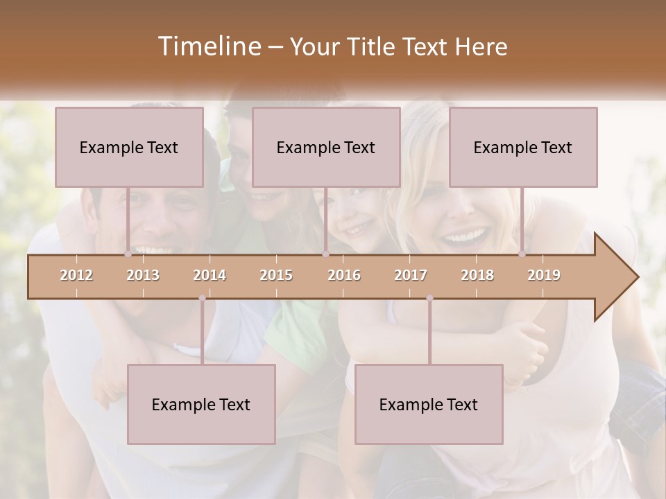 A Group Of People That Are Hugging Each Other PowerPoint Template