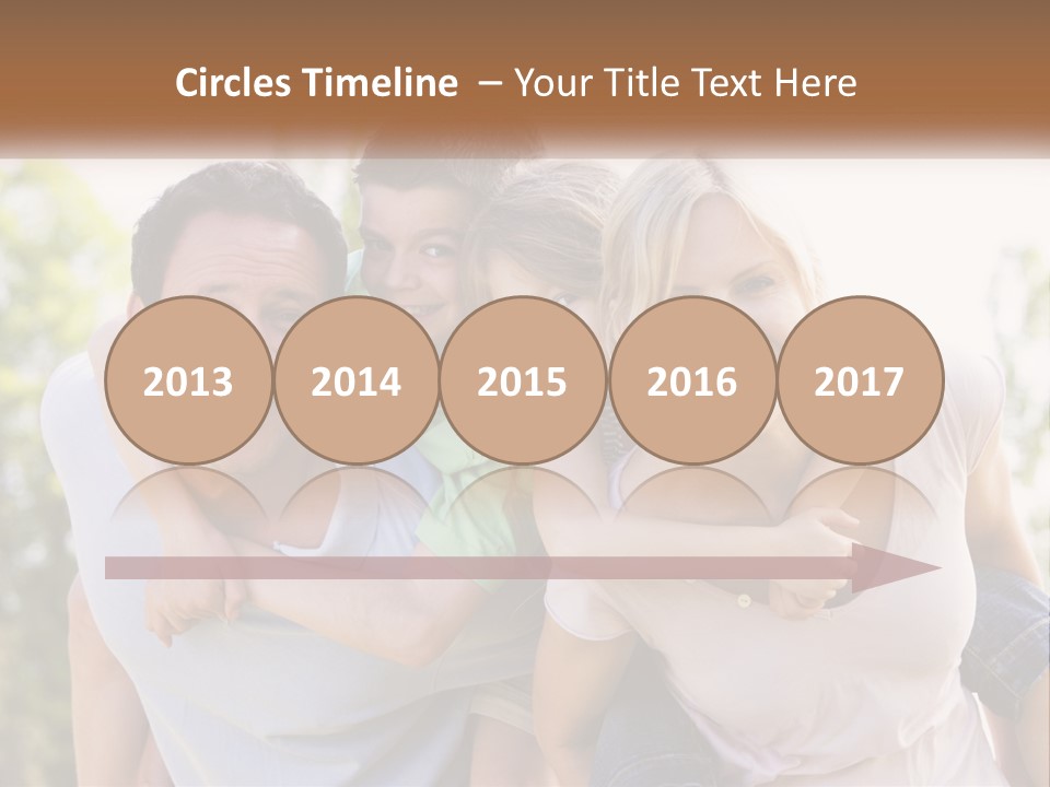 A Group Of People That Are Hugging Each Other PowerPoint Template