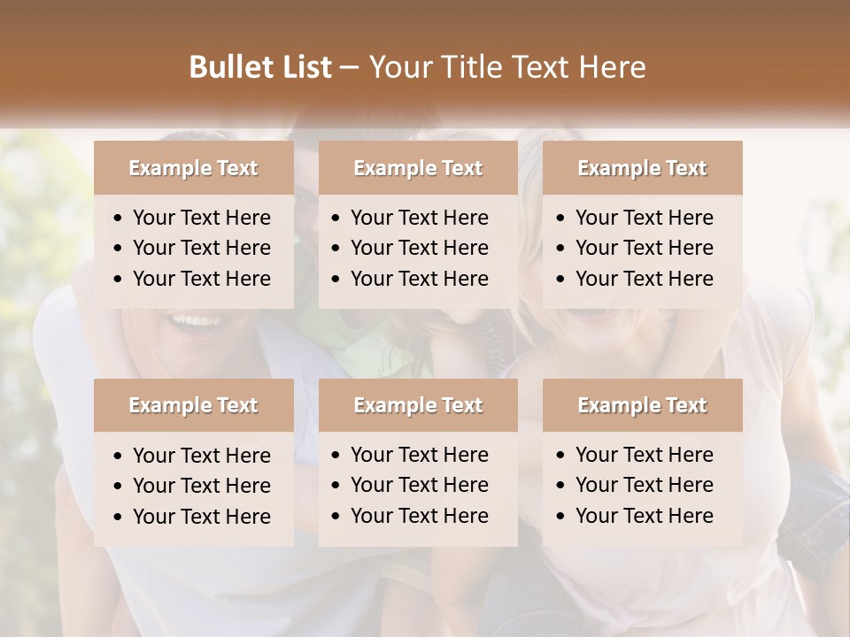 A Group Of People That Are Hugging Each Other PowerPoint Template