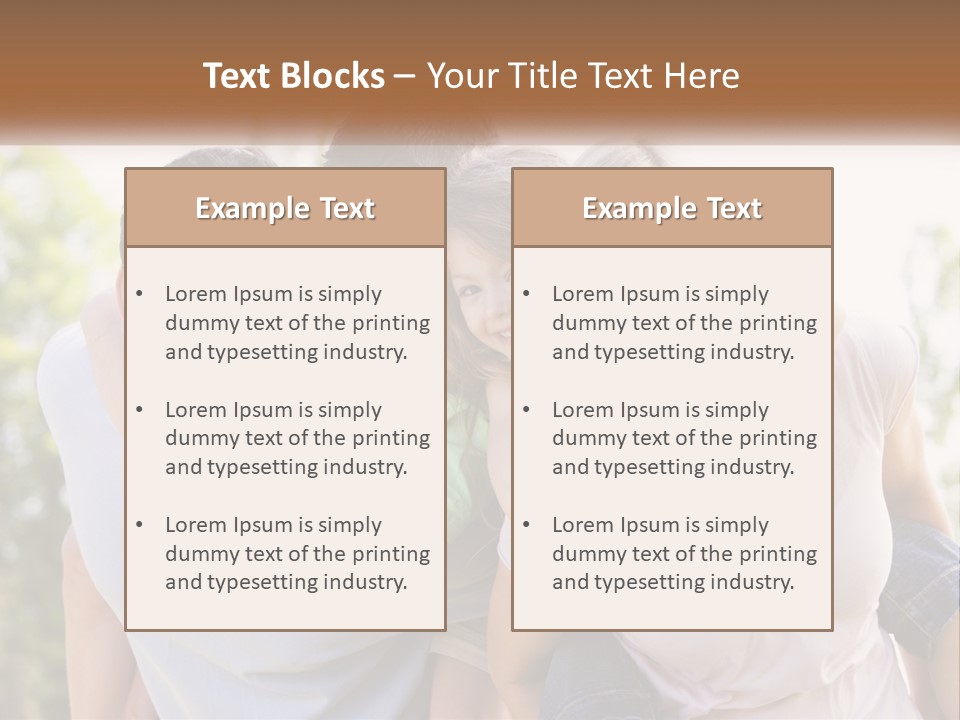 A Group Of People That Are Hugging Each Other PowerPoint Template
