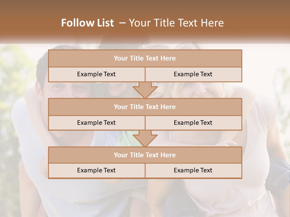 A Group Of People That Are Hugging Each Other PowerPoint Template
