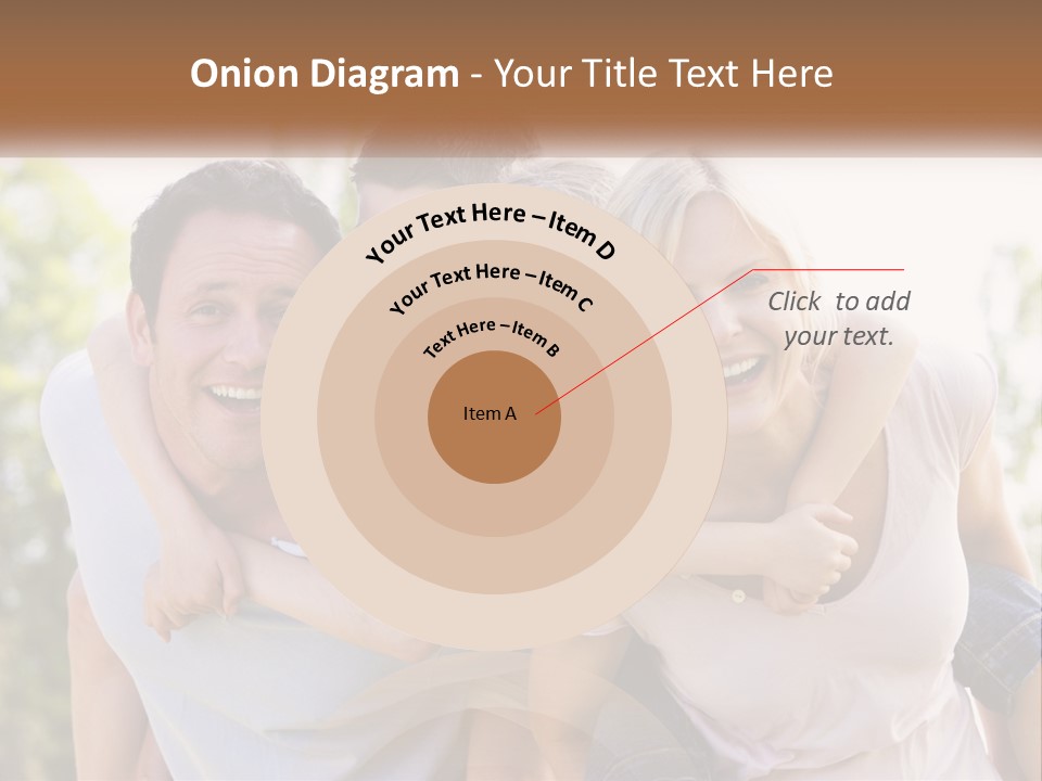 A Group Of People That Are Hugging Each Other PowerPoint Template