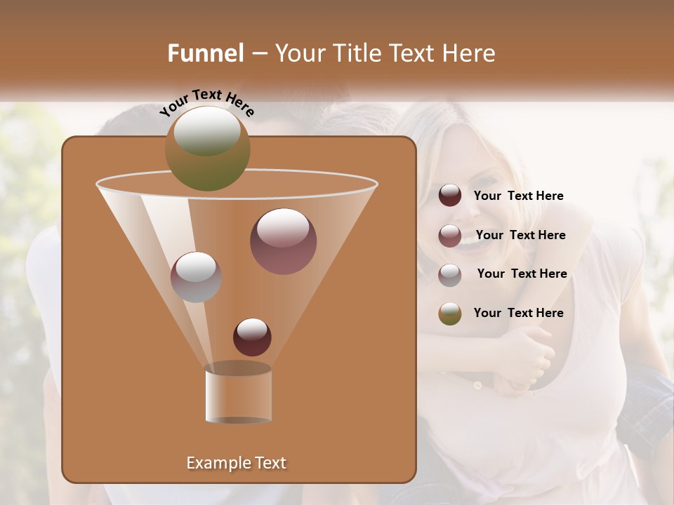 A Group Of People That Are Hugging Each Other PowerPoint Template