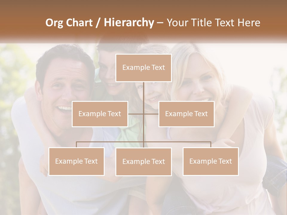 A Group Of People That Are Hugging Each Other PowerPoint Template