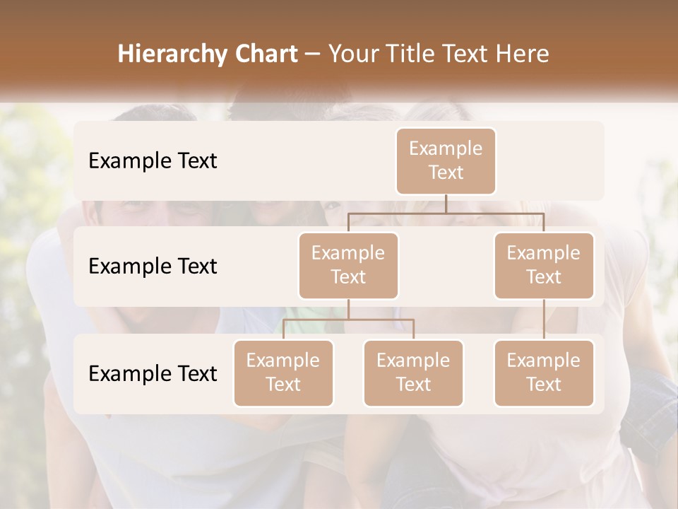 A Group Of People That Are Hugging Each Other PowerPoint Template