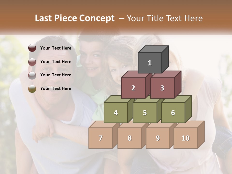 A Group Of People That Are Hugging Each Other PowerPoint Template