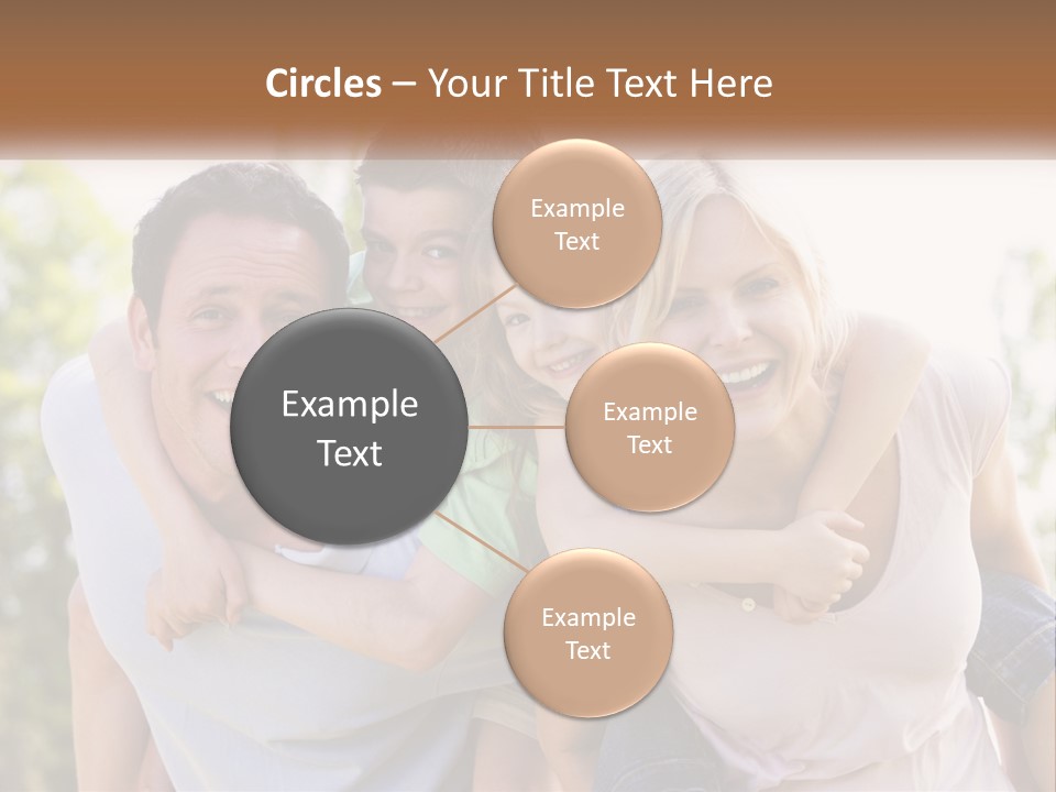 A Group Of People That Are Hugging Each Other PowerPoint Template