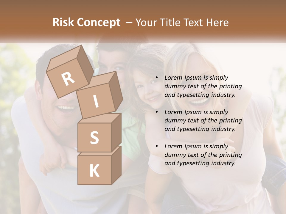 A Group Of People That Are Hugging Each Other PowerPoint Template