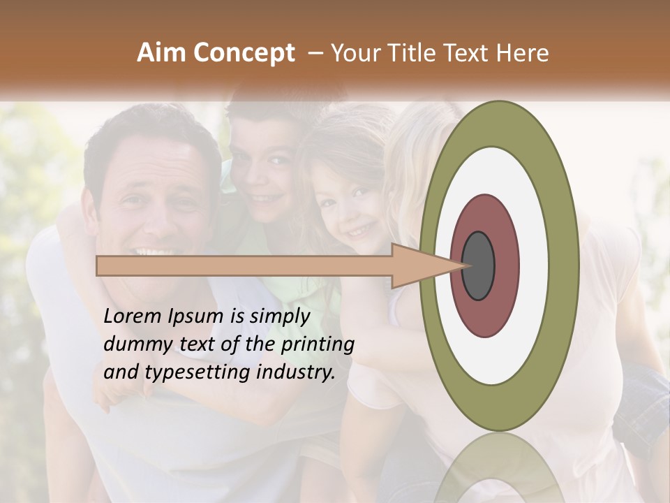 A Group Of People That Are Hugging Each Other PowerPoint Template