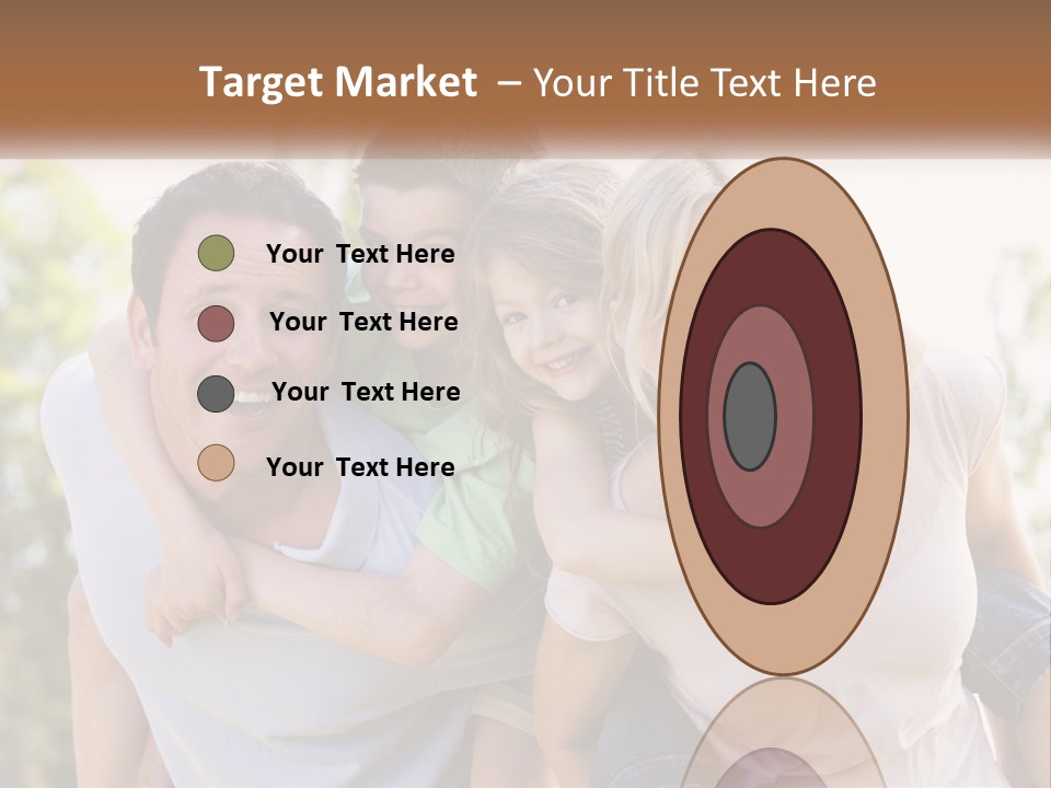 A Group Of People That Are Hugging Each Other PowerPoint Template