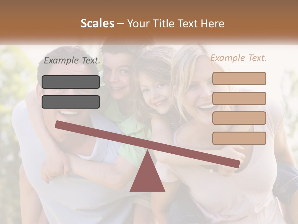A Group Of People That Are Hugging Each Other PowerPoint Template
