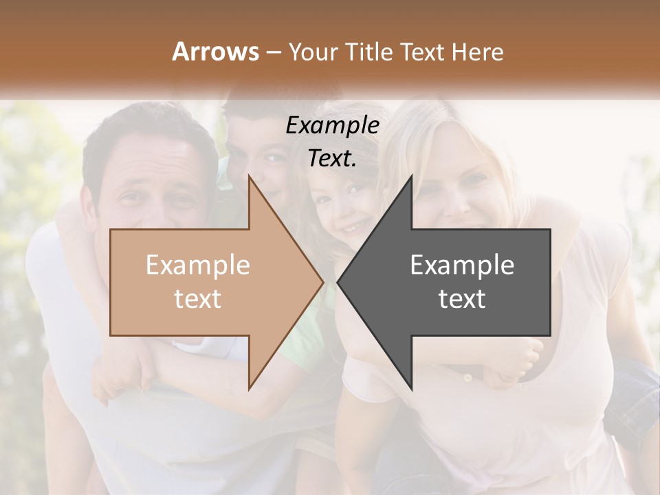 A Group Of People That Are Hugging Each Other PowerPoint Template