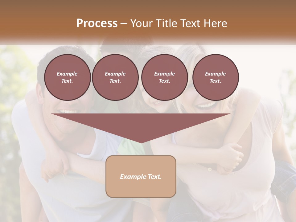 A Group Of People That Are Hugging Each Other PowerPoint Template