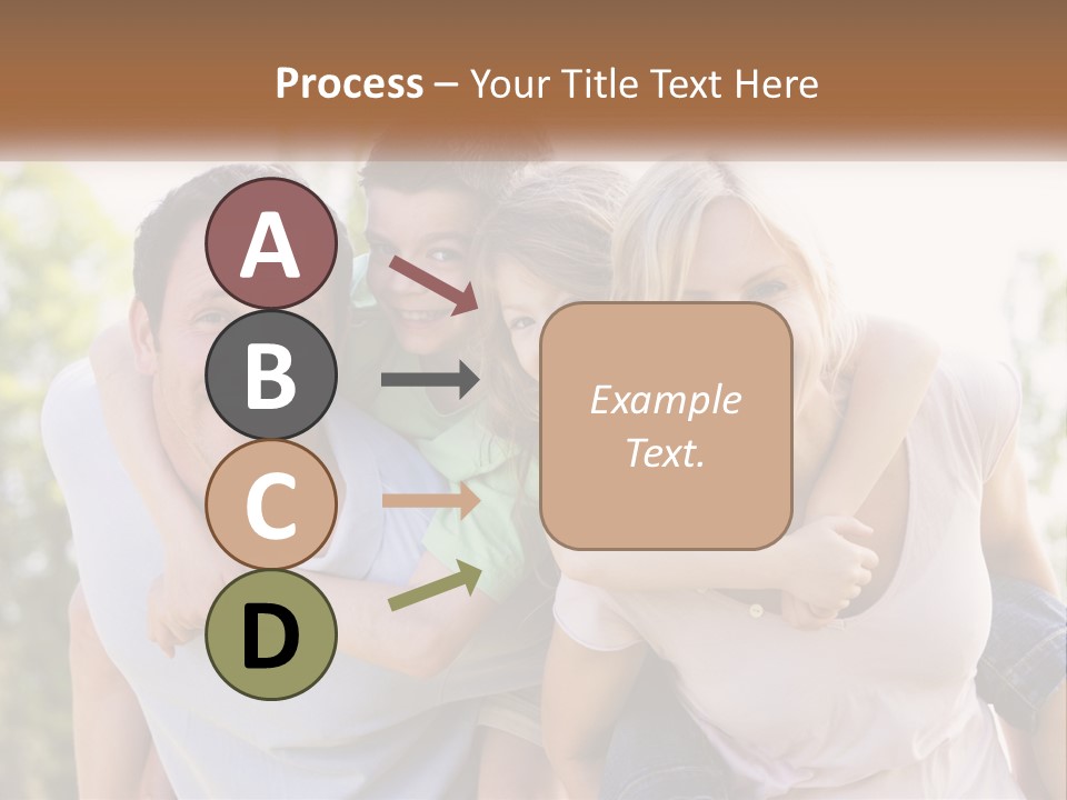 A Group Of People That Are Hugging Each Other PowerPoint Template