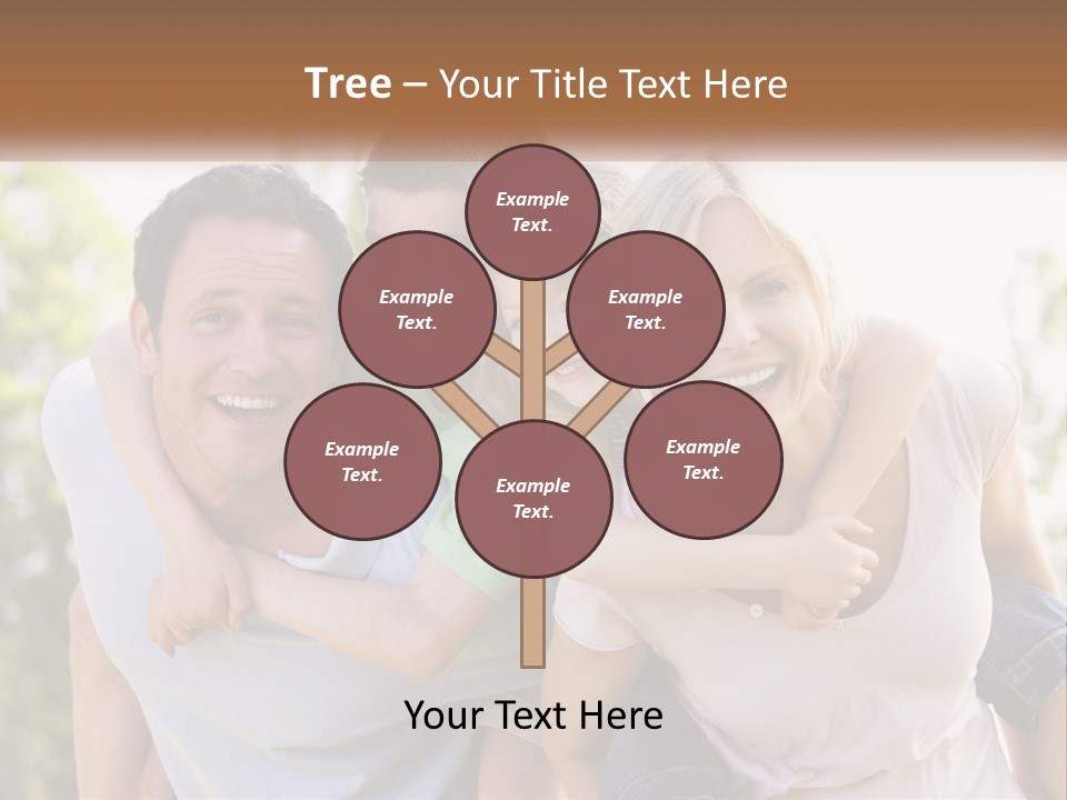 A Group Of People That Are Hugging Each Other PowerPoint Template