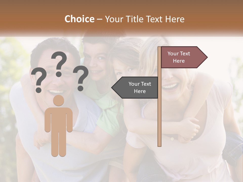 A Group Of People That Are Hugging Each Other PowerPoint Template