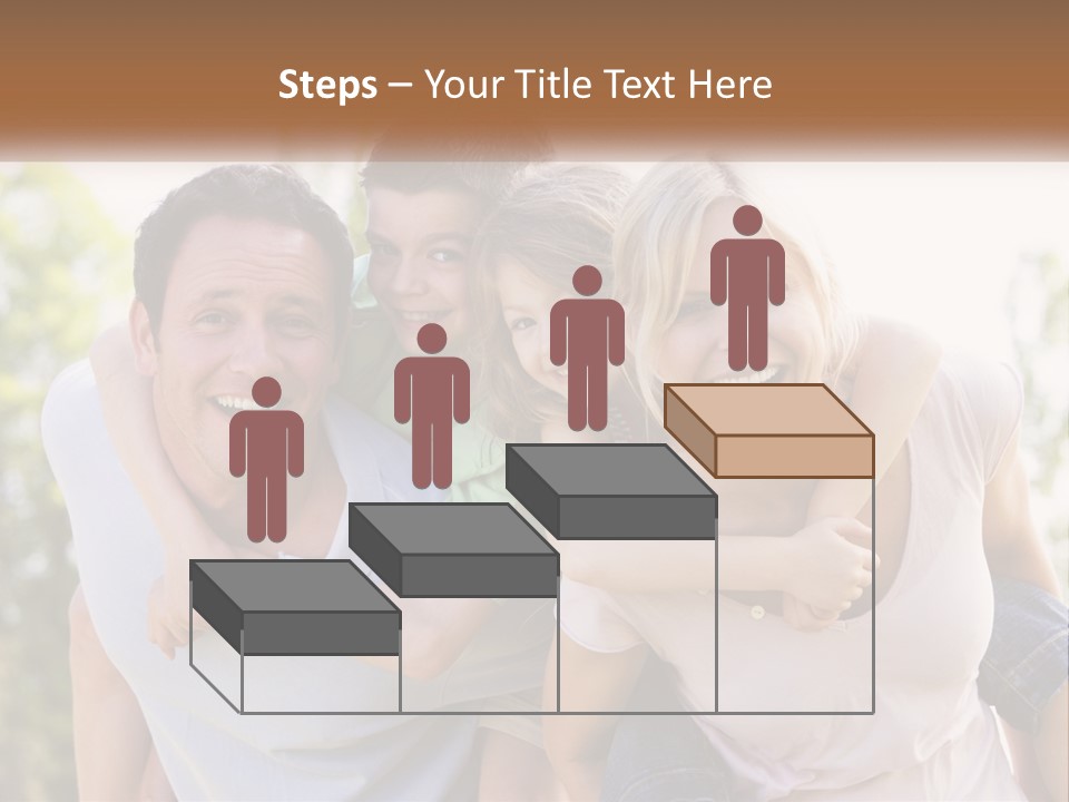 A Group Of People That Are Hugging Each Other PowerPoint Template